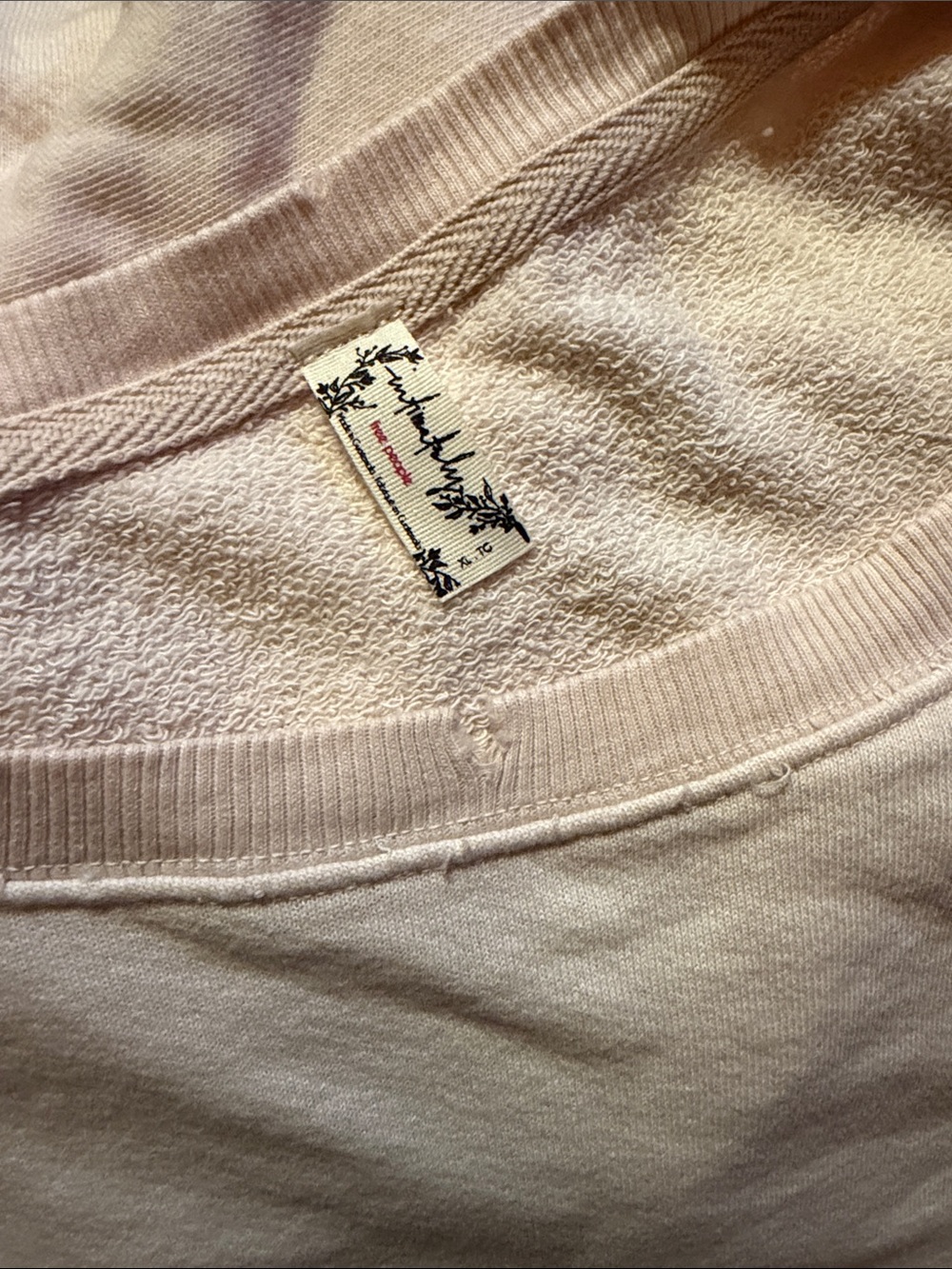 NWOT Free People We The Free Camden in Lilac Bloom Size XL *FLAW* - Picture 5 of 9